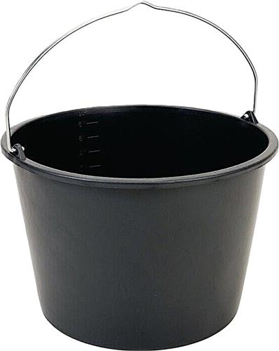 Berdal construction bucket 20ltr black gripline-d-0