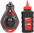 Milwaukee thick line chalk reel and red chalk refill - 4932498391-0